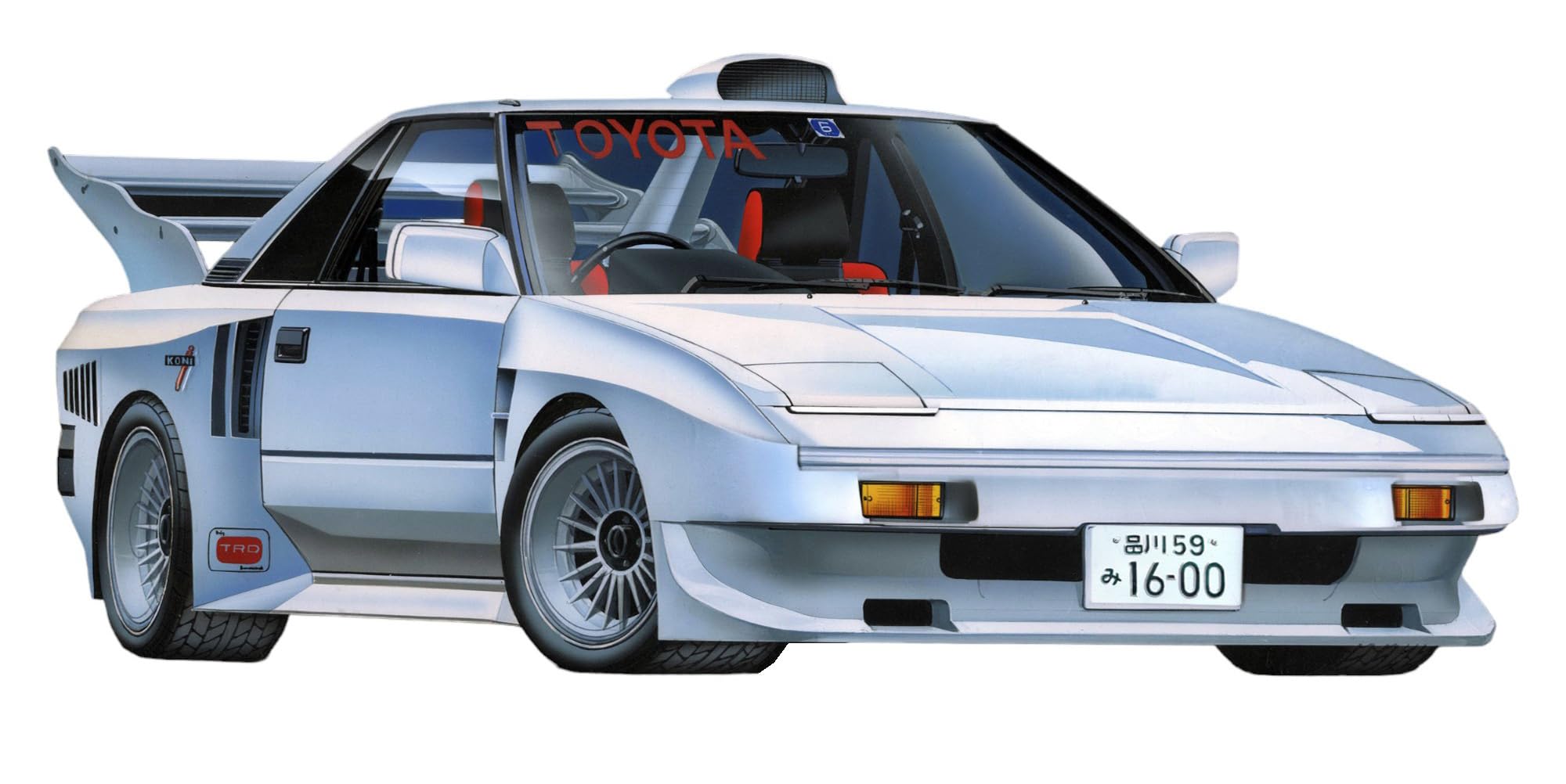

Fujimi Model Серия Inch Up 315 MR2 AW11 1/24 №. ID-315 белый
