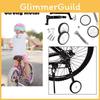Versatile Adjustable Training Wheel Support For Children's Bikes With Sturdy Build