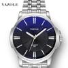Top Brand New Fashion Watch Men's Steel Band Luminous Business Quartz Watch