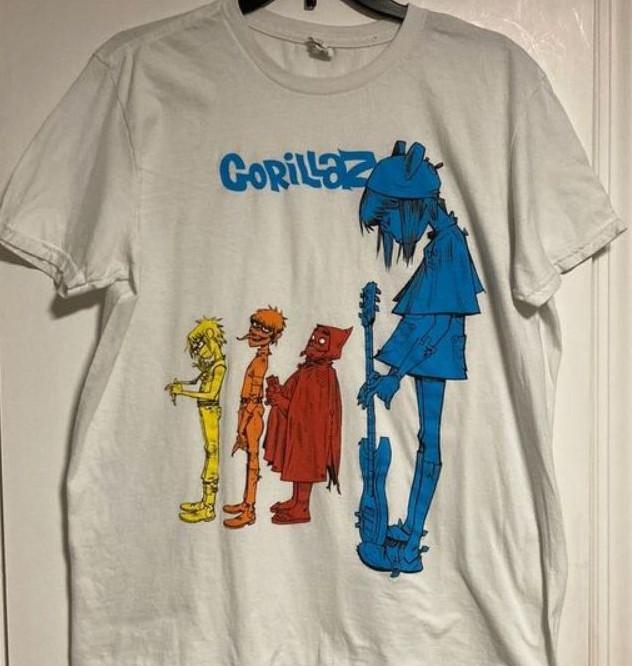 Vintage Gorillaz Band Tee Retro Music T-Shirt Poster T Shirt