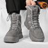 Snow boots new winter fur integrated fleece warm high-top cotton shoes