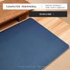 Easy to Clean Stitched Mouse Pad PU Leather Stain-resistant Laptop Computer Mousepad Extra Large Non-slip Writing Pad Students