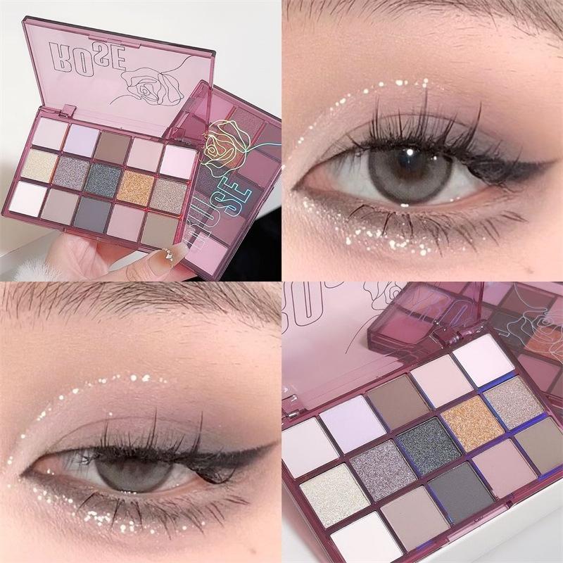 9/12/15/18/20/25 Colors Matte Glitter Eyeshadow Pallete Eyeshadow Pigment Diamond Shimmer Nude Shiny Makeup Eye Glitter