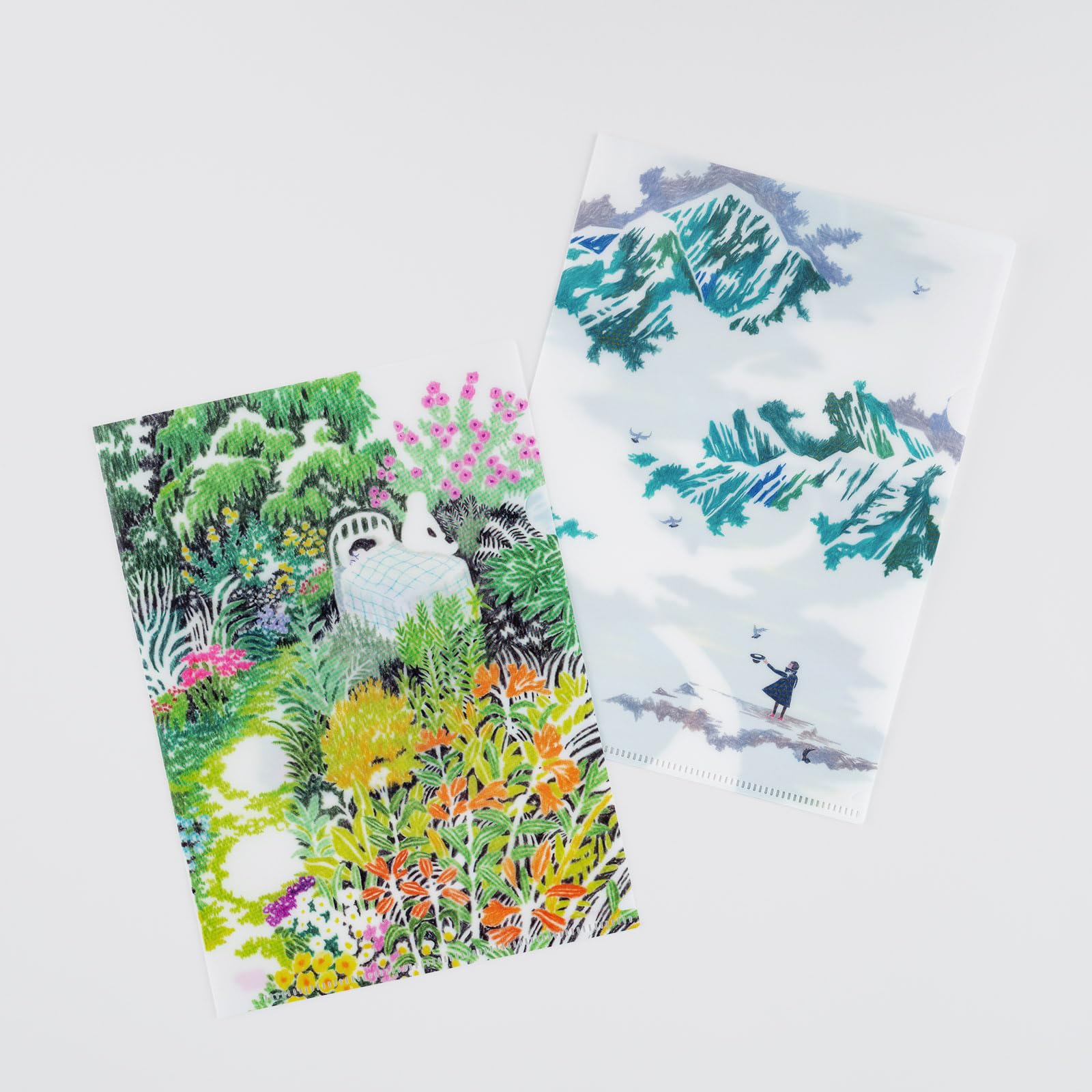 

Hobonichi Notebook Iyo Clear File Iyo Okumi Cousin Size of Notebook Accessories Okumi/Hobonichi (Set 2)