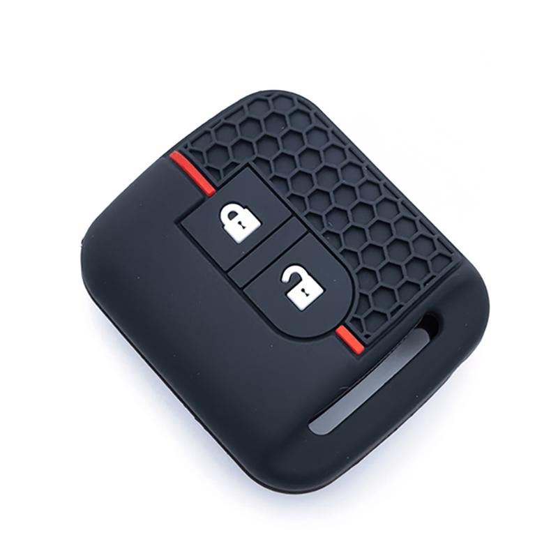 Araba Anahtarı Silikon Kılıf Fob Kauçuk Kapak Nissan Micra K12 Note Navara Qashqai J10 Primera Almera Sunny X-Trail İçin