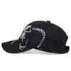 Unisex Side Skull Pattern Embroidery Baseball Caps Spring and Autumn Outdoor Adjustable Casual Hats Sunscreen Hat