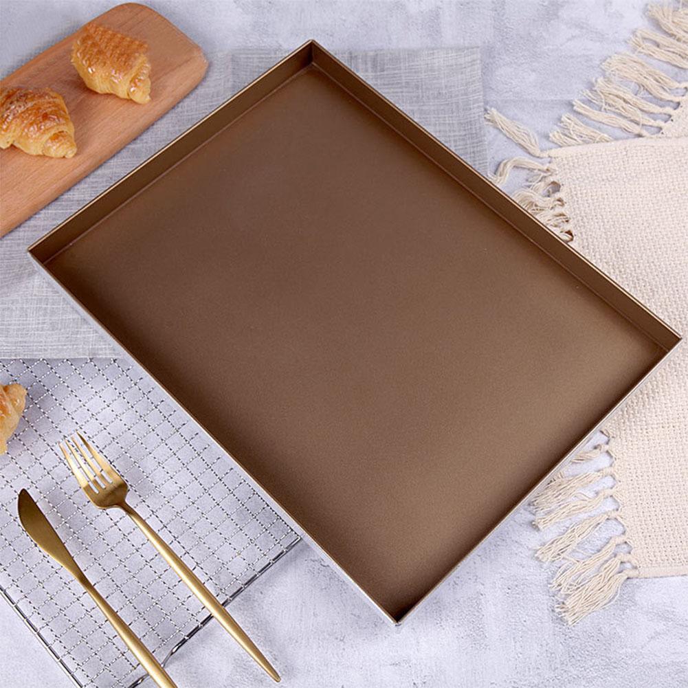 Aluminum Alloy Baking Roasting Trays Bakeware Cake Cookie Sheet 40 * 30 * 3cm