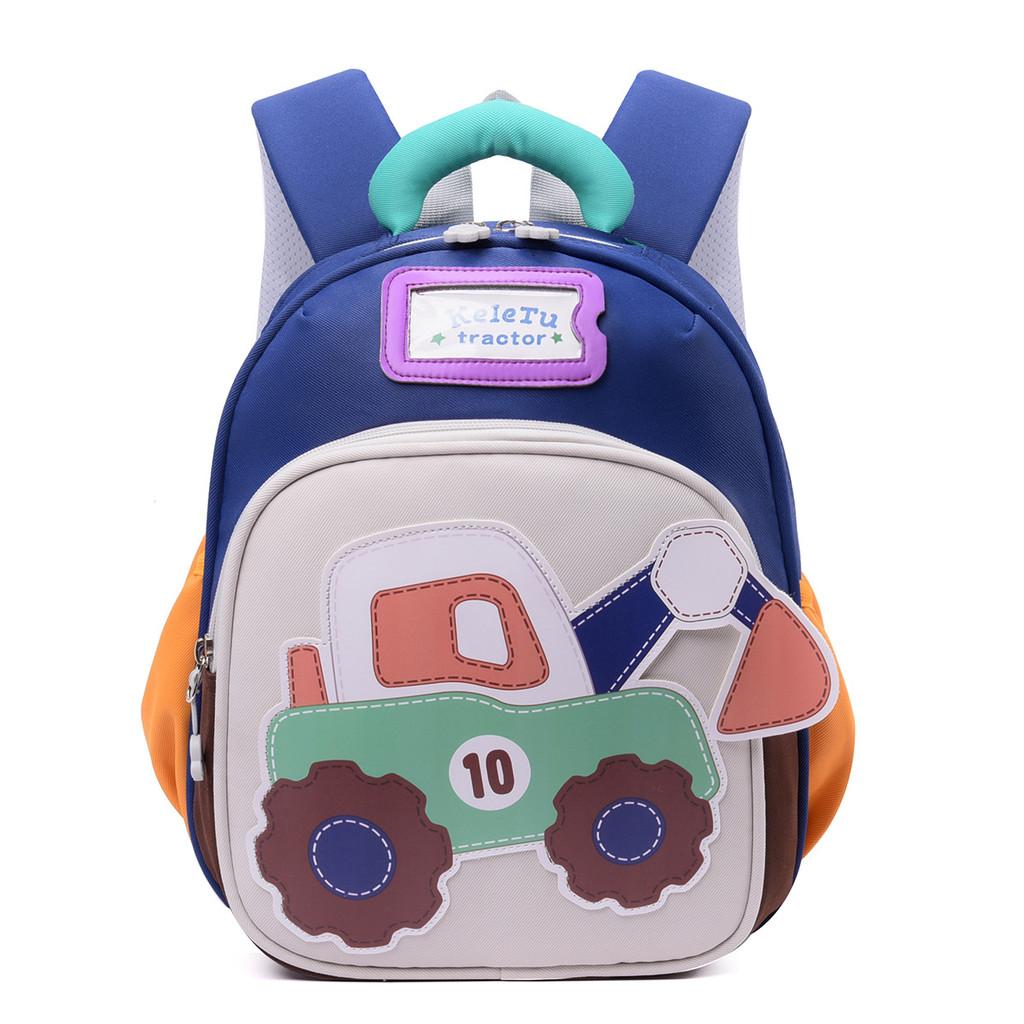 Childrens Car Pattern School Bag For Toddlers Boys And Girls Made Of Durable Oxford Material