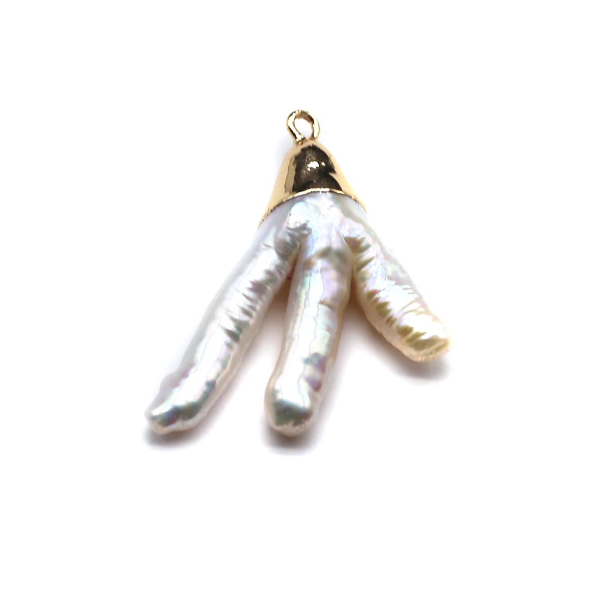 

Жемчужный кулон из пресноводного жемчуга в стиле барокко для изготовления ювелирных изделий, аксессуаров для ожерелья своими руками 15x20-20x40mm