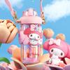Sanrio Melody Tritan Reusable Straw Water Bottle With Leakproof Seal For Kids And Adults