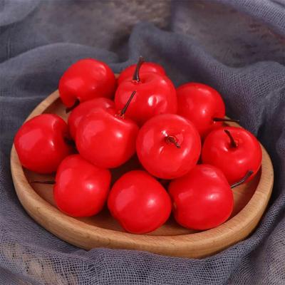 Home Decoration Party Ornament Accessories Kitchen   Artificial Fruit Simulation Strawberry Ornament Mini Fake Fruit
