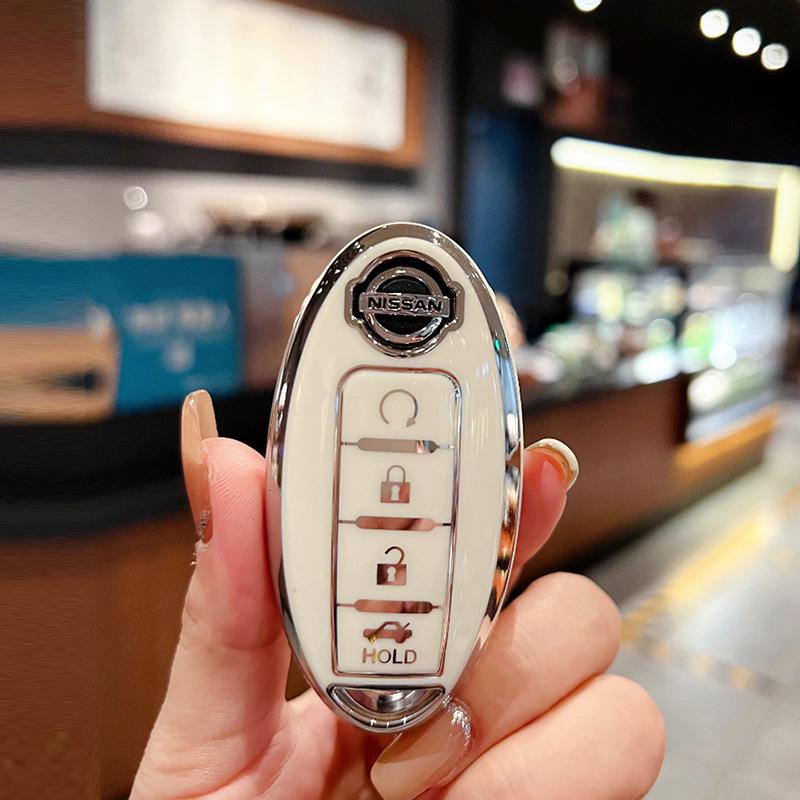 TPU Key Cover for Nissan: Qashqai, Teana, Sylphy, Murano, Dongfeng, Tiida, Sunny.