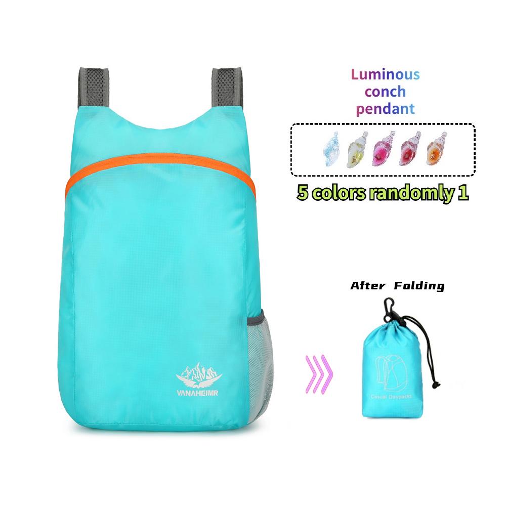 Portable Folding Backpack Lightweight Waterproof Daypack for Outdoor Travel