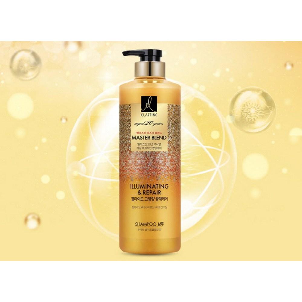 Elastin Master Blend Peptide High-Nutrition Shampoo White Floral Fragrance, 770ml, 2 units