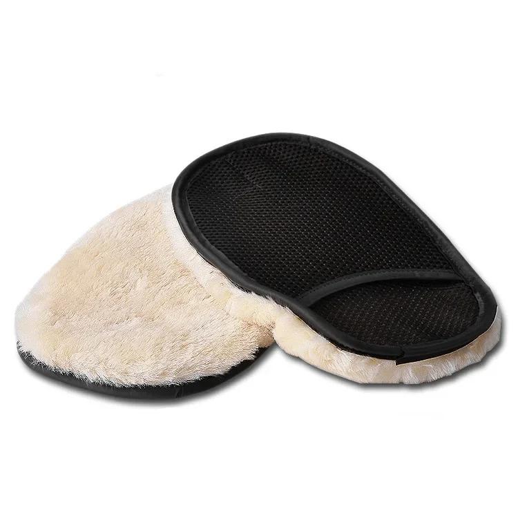 Microfiber Wool Car Washing Glove Motorcycle Washer Cleaning Care Body Glass Brush Paint Waxing Polishing Fleece Gloves Tools