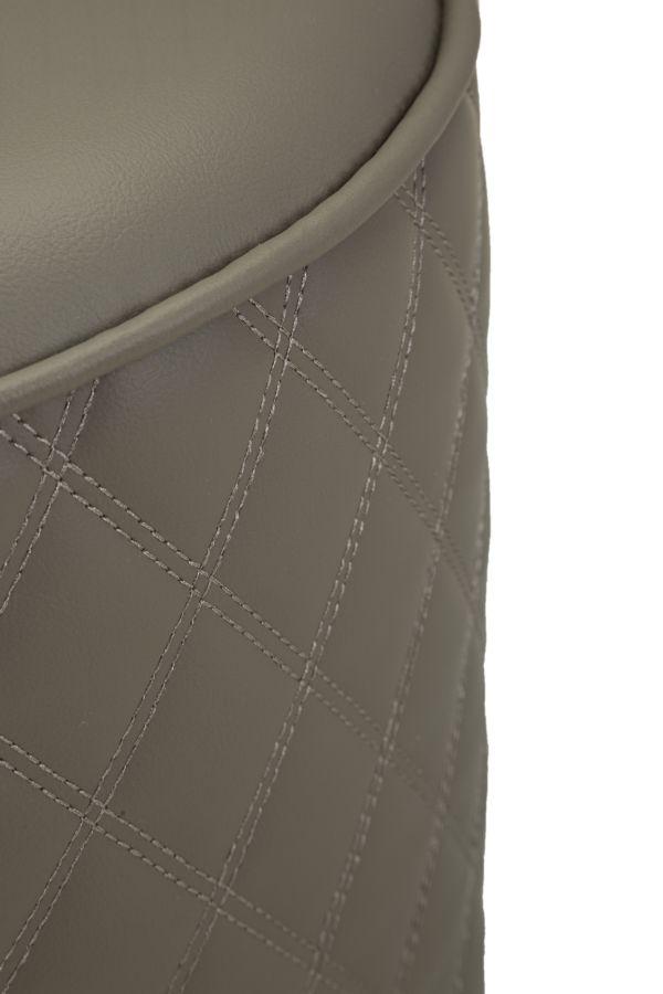 Bed Desk Sharon Grey With Stool Silver Legs Cm 120X40X75 (Stool Size Ø36X39)