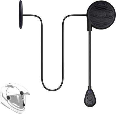SETHDA Motorcycle Earphones, Incom, Bluetooth 5.0, Auto Reception Wireless Earphones, Microphone, Thin, Helmet Speaker,