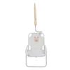 Kids Beach Chair with Umbrella Cute Cartoon Animal Print Foldable Portable Baby Camping Chair for Outdoor Activities