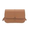 Retro solid color shoulder bag texture PU women's bag autumn new small square bag trend niche versatile messenger bag