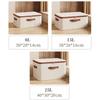 Large Capacity Storage Box with Lid Foldable Drawer New Classification Covered Box  Wardrobe