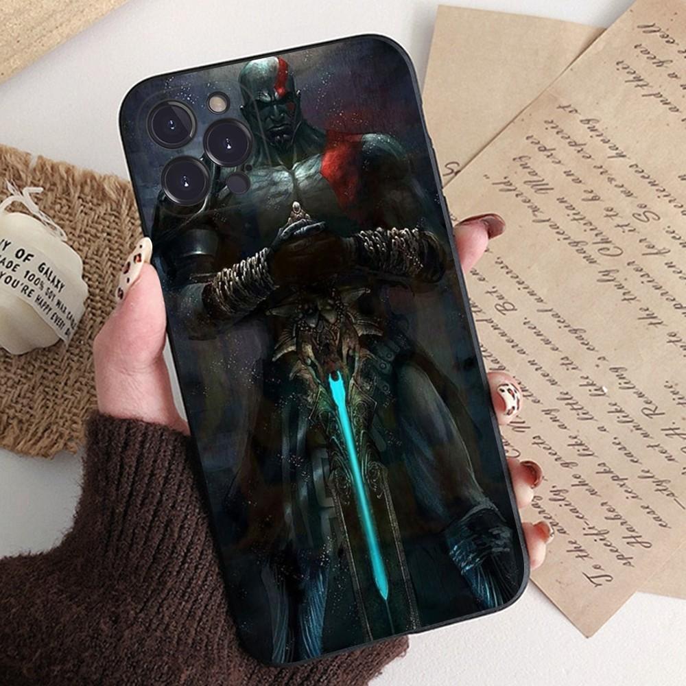 God of War Phone Case Silicone Soft for iphone 15 14 13 12 11 Pro Mini XS MAX 8 7 6 Plus X XS XR Cover