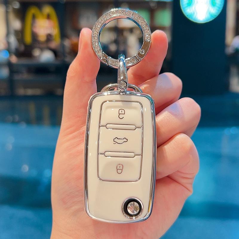 Volkswagen Key Covers Fit: Magotan, Passat, Sagitar, Polo, Bora, Tharu, Tayron, Lavida, Tiguan, T-Roc