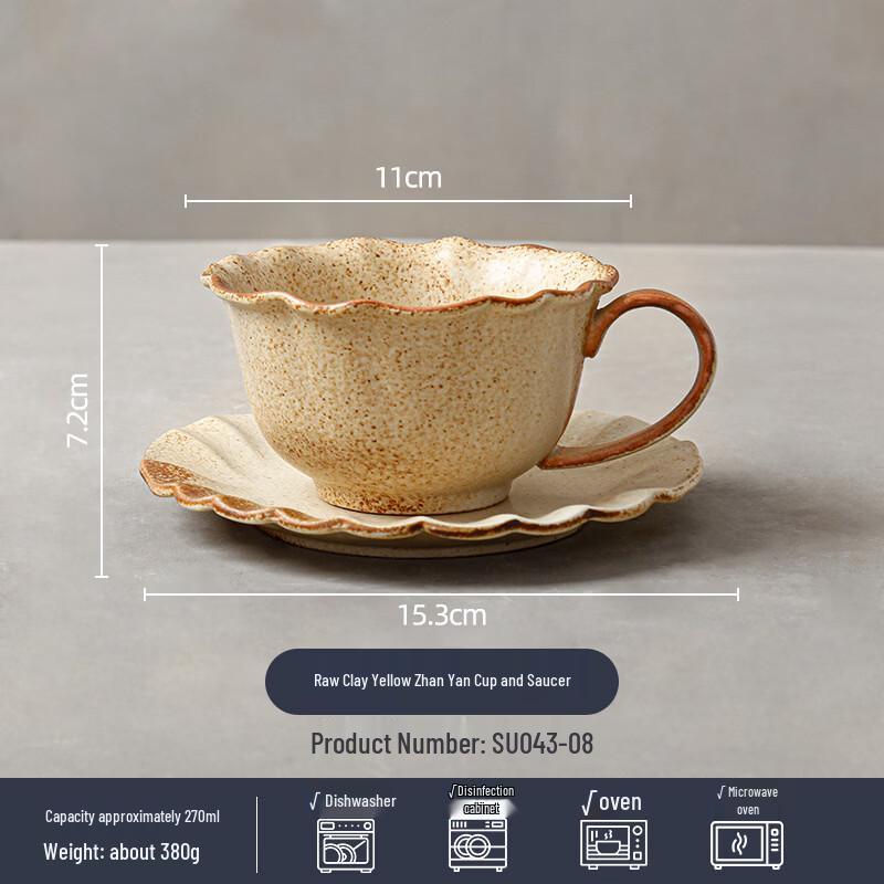 Ceramic Tea and Coffee Cup with Saucer Set