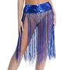 Women's Belly Dance Waist Chain Elastic Tassel Belt Waist Belt Dance Performance Hip Scarf