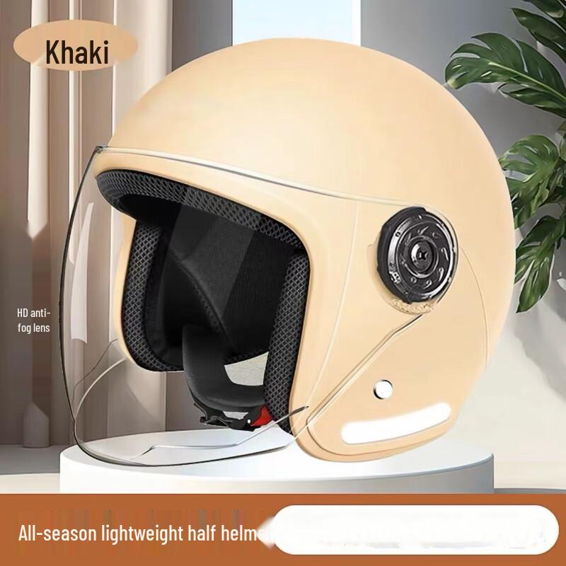 Li Shi Unisex Motorcycle & E-bike Half Helmet