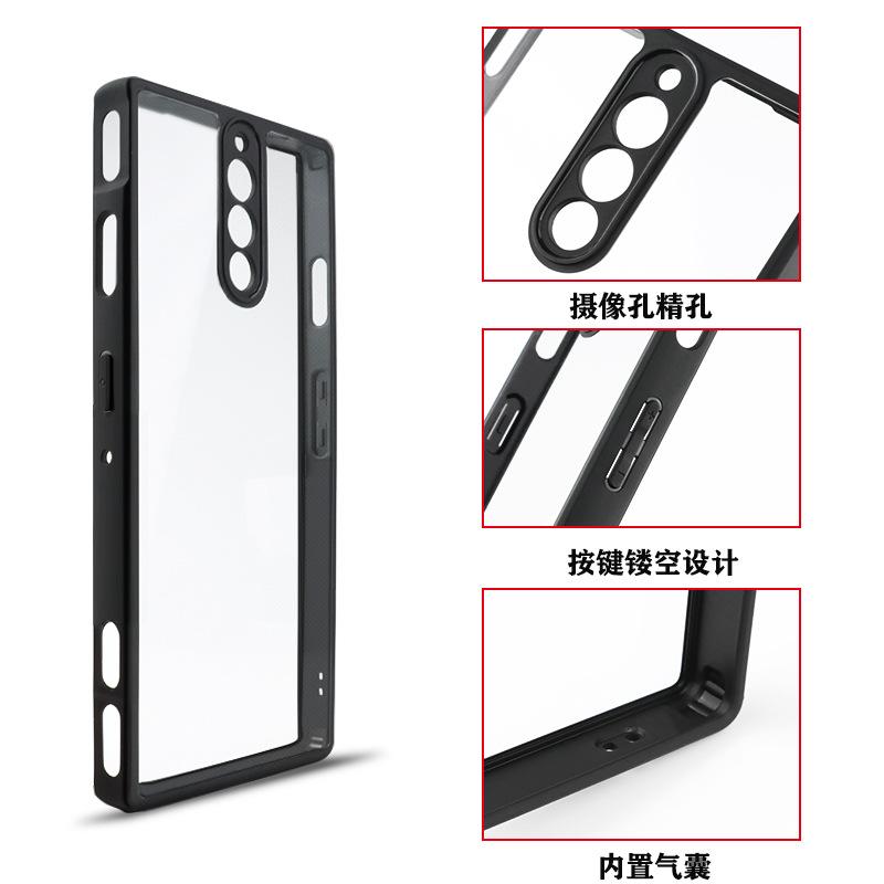Suitable for Red Devils 1Pro/1Pro + Telong mobile phone case, transparent airbag matte all-inclusive anti-drop protective cover