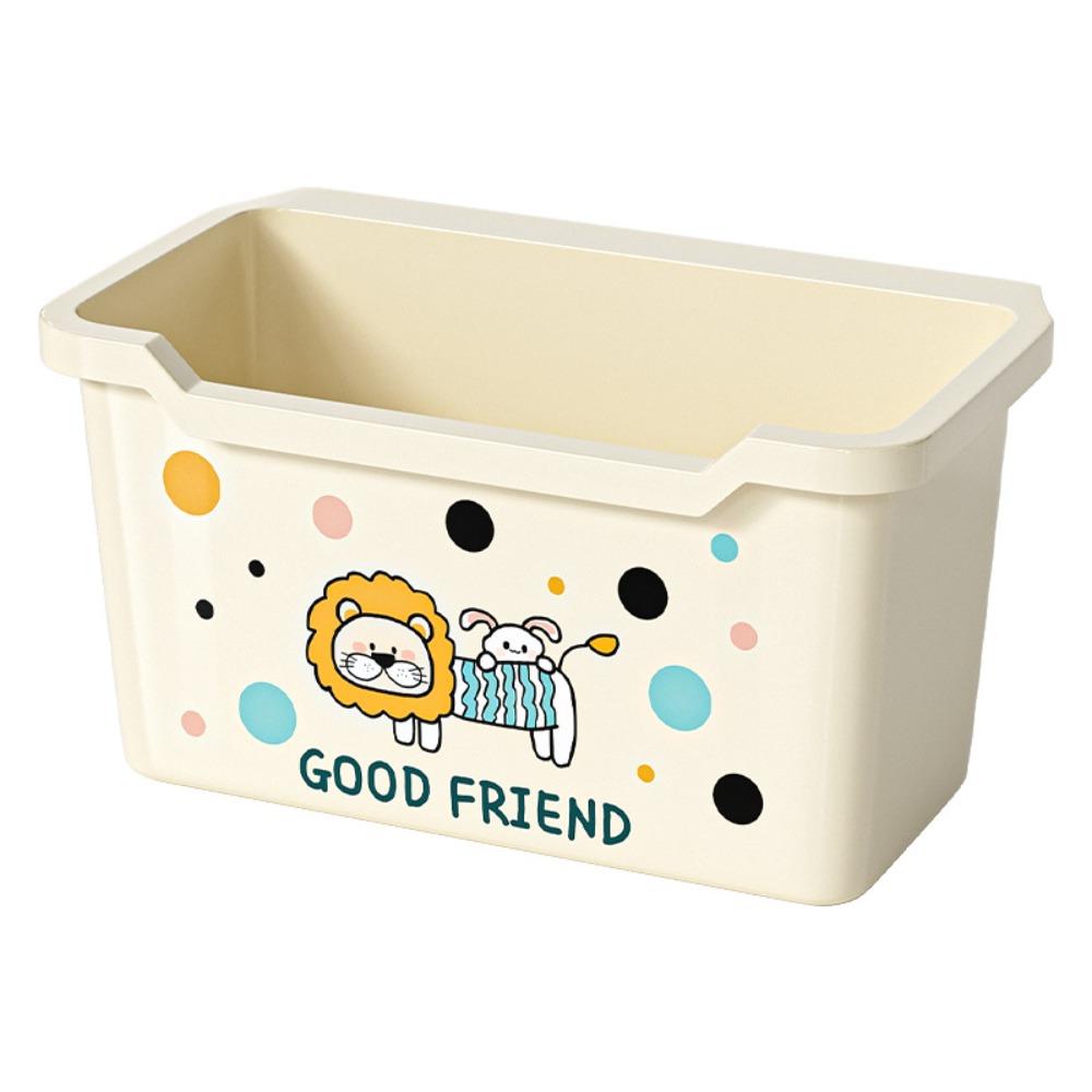 

Hanging Waste Garbage Bin Kitchen Storage Kitchen Bin Multifunctional Hygiene Bucket Household Polka dot lion