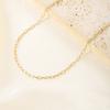 CARLIDANA Elegant 316 Stainless Steel Cuban Paperclip Link Chain Choker Necklace Jewelry for Fashionable Adults and Sophisticate