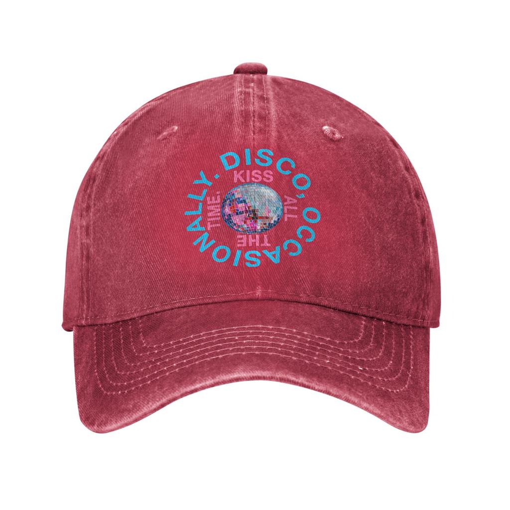Kuss All The Time Disco, Gelegentlich 2026 Sonne Baseballkappe Paar Damen Hüte Frühling Outdoor Sport Großhandel Baseballkappen