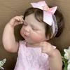 50CM Washable Lifelike Soft Hand-painted Simulation Baby Reborn Doll Children Accompany Play Doll