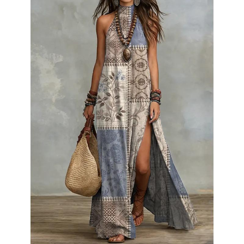IHUASU Fashion Summer Spring Sleeveless Casual Dresses S