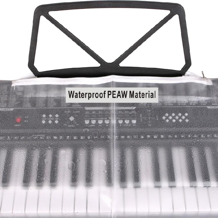 Piano Keyboard Anti Dust Cover, Clear Anti-Dust Cover Key Cover for 61/ 88 Keys