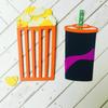 Popcorn Cola Cutting Dies Metal Stencil DIY Scrapbooking Album Paper Card Embossing Craft Art Cinema Food Drink