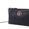 Gucci Marmont Cellarius Classic Woven Gold Chain Leather Shoulder Bag Women shoulder bag Black 779795-A7M0T-1000