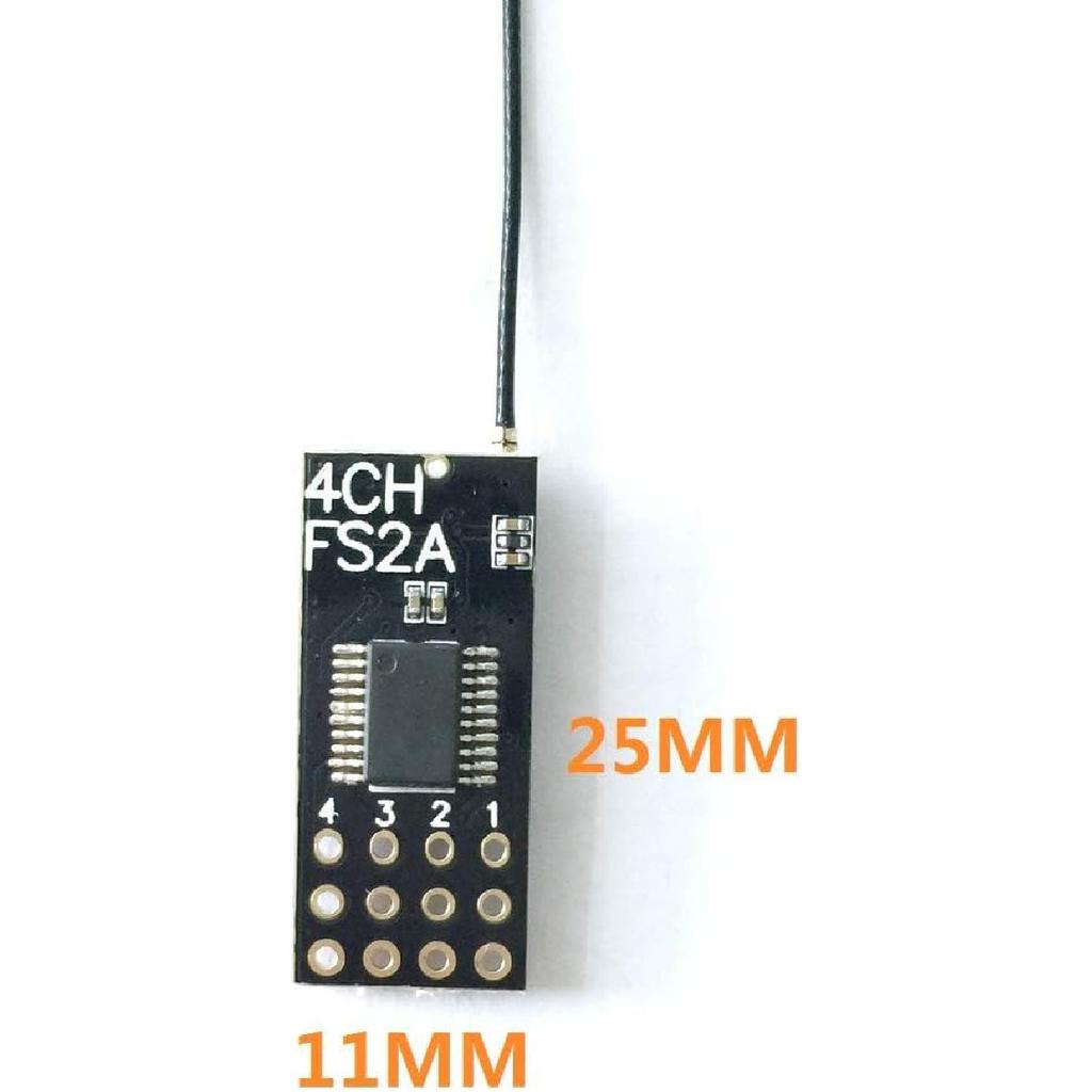 FEICHAO FS2A-4CH AFHDS 2A Mini Compatible Receiver PWM Output for Flysky I6 i6X i6S Controller