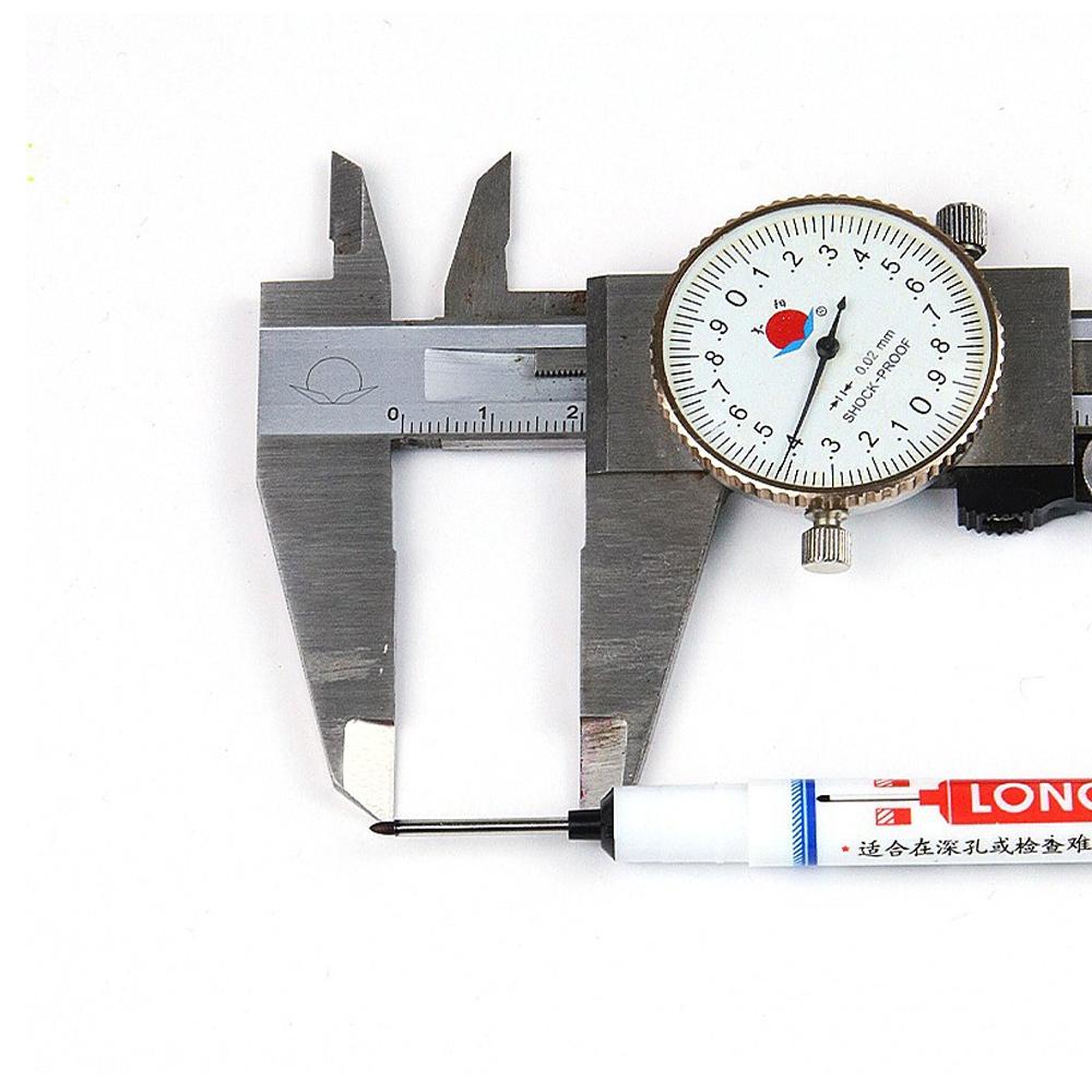 1-100 Stück 20mm Langer Kopf Markerstift Mehrzweck Holzbearbeitung Fliesen Dekoration Tiefloch Marker Stifte Rote/Schwarze/Blaue/Grüne Tinte