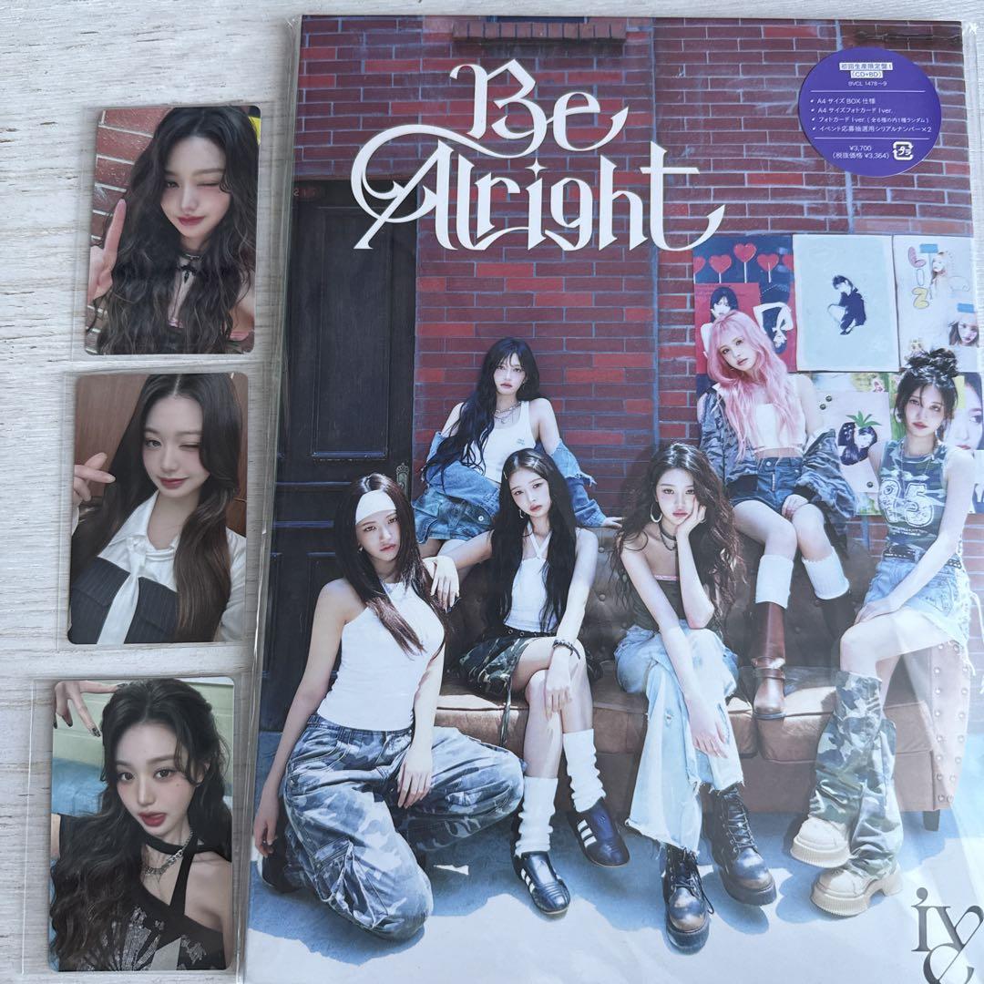 

[USED] IVE Be Alright First Press Limited Edition I Wonyoung Tower Records Shibuya C Award