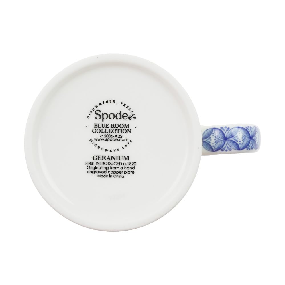 Spode Blue Loom Mug, 250ml, Geranium [Parallel Import]