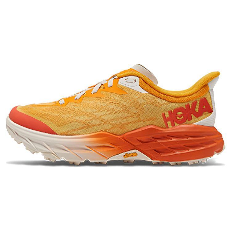 HOKA One One Speedgoat 5 Síťovina Módní Pohodlná Tkanina Tlumení Nárazů Protiskluzové Odolné proti Opotřebení Nízké Trailové Běžecké Boty 1123158-RYEG