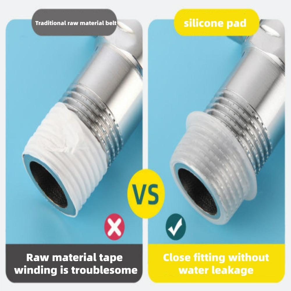 100-10pcs Faucet Silicone Rubber Ring Leak-Proof Sealing Gasket Quick Installation of Hose Angle Valve Water Nozzle Seal Gasket