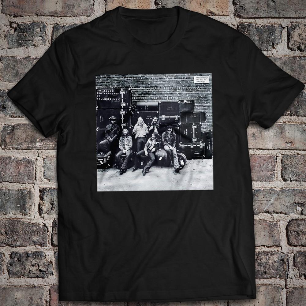 Классическая музыкальная футболка В Fillmore East The Allman Brothers Band Statesboro Blues Унисекс футболка XXXXL