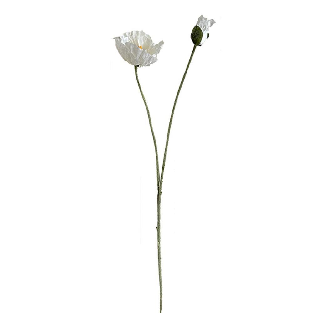 

Papaver Rhoeas L Искусственные цветы 1 цветок и 1 бутон Fake Flower