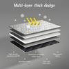 LoyaForba Car Magnetic Windshield Snow Cover, 4 Layers WAaterproof Windproof Protection,Snow,Ice,Sun,Frost Defense, Universal For SUV, Truck, Sedan,