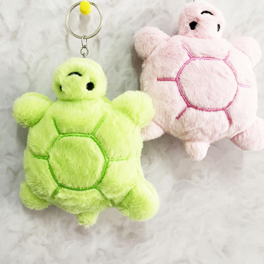 Plush Turtle Keychain Cute Animal Decor For Kids Gift And Collectors