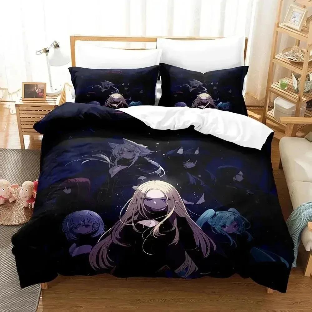 Comforter Anime Eminence In Shadow Bedding Set Boys Girls Twin Queen Size Bed Boys Adult Fashion Home Textileextile