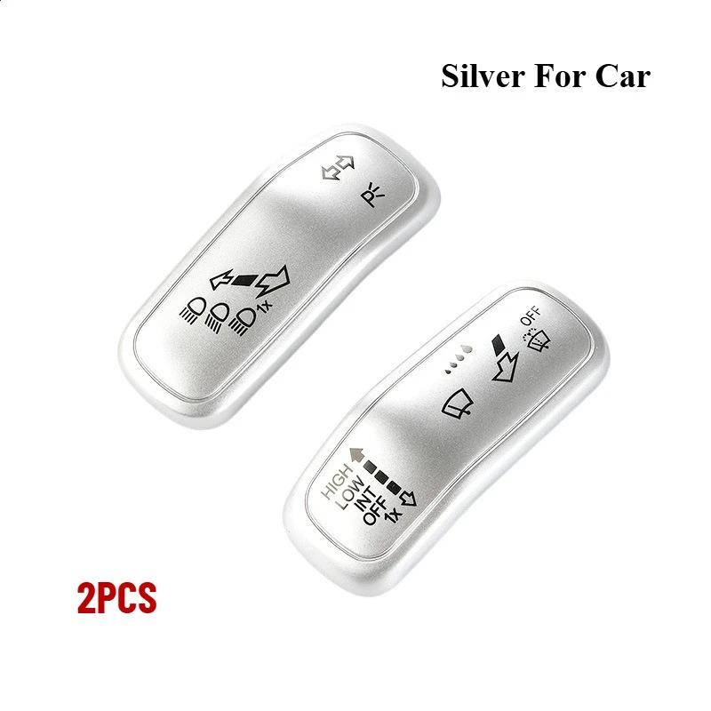 2pc Steering Wheel Wiper Switch Trim Headlight Switch Control Cover for VW Polo Golf 7 Golf 8 Jetta Tiguan Accessories 2018-2026